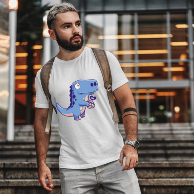 Dinosaur With Tea T-Shirt (Creator Uploaded)