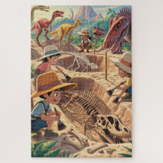 Dinosaur world discovery dig Puzzle