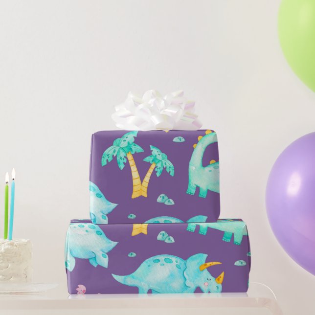 Dinosaur Wrapping Paper (Party Gifts)