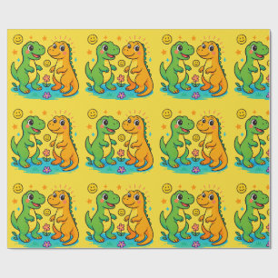 Dinosaur Wrapping Paper 🦖🎁