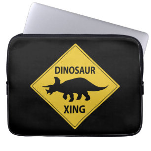 Dinosaur Xing Laptop Sleeve