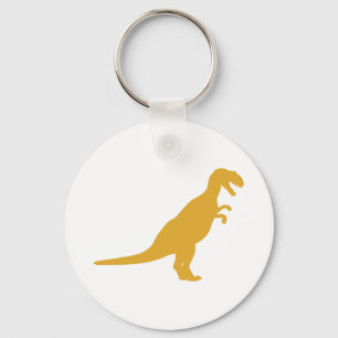 Dinosaur Yellow Key Ring