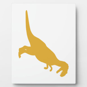 Dinosaur Yellow Plaque