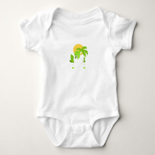 DinosaurCartoon BornToBeWild CartoonDino Clipart Baby Bodysuit