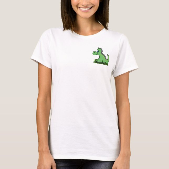 dinosaurio cartoon T-Shirt (Front)