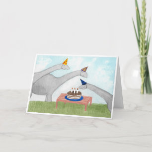 Dinosaurs 3rd Birthday Card