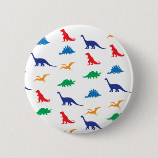 Dinosaurs 6 Cm Round Badge