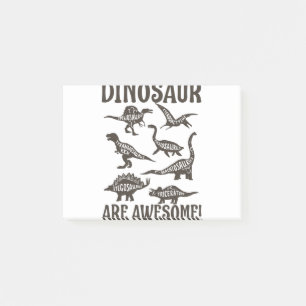 Dinosaurs are Awesome! Dino T-Shirt Post-it Notes