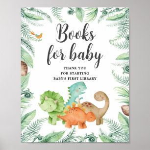 Dinosaurs Baby Shower Books For Baby Sign