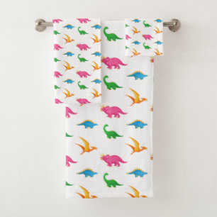DINOSAURS BATH TOWEL SET