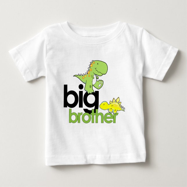dinosaurs big brother baby T-Shirt (Front)