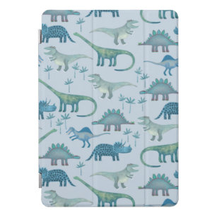 Dinosaurs Blue Pattern iPad Pro Cover