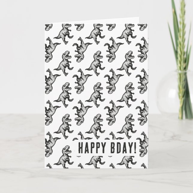 Dinosaurs Card (Front)