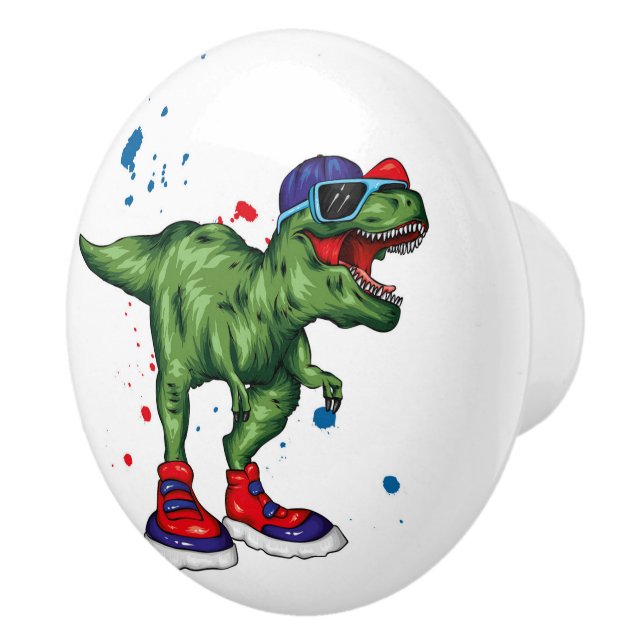 Dinosaurs Ceramic Pull (Right)