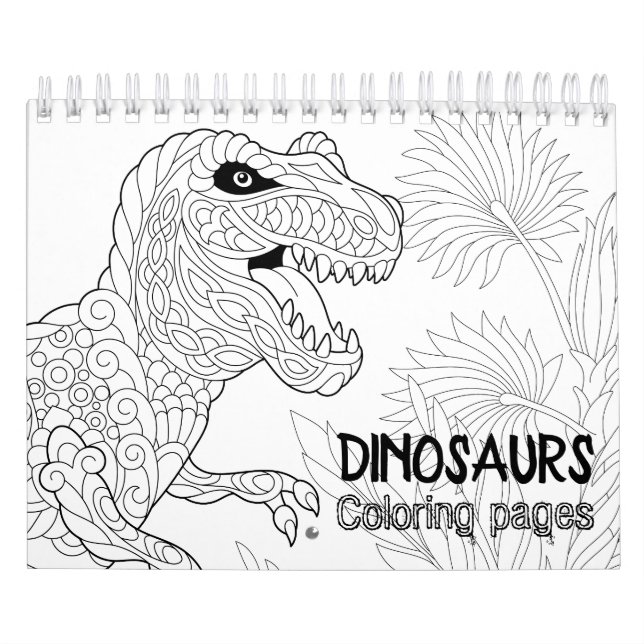 Dinosaurs Colouring Pages Calendar (Cover)