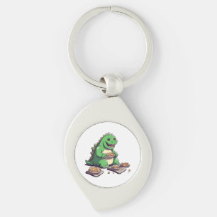 Dinosaurs diet tomorrow key ring