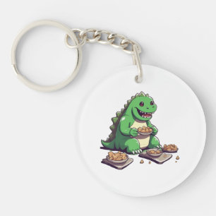 Dinosaurs diet tomorrow key ring