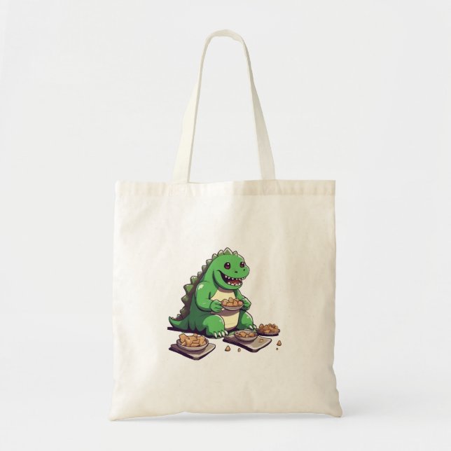 Dinosaurs diet tomorrow tote bag (Front)