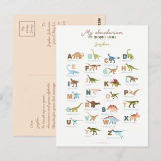 Dinosaurs (English) Postcard