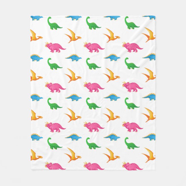 DINOSAURS FLEECE BLANKET (Front)
