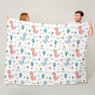 Dinosaurs! Fleece Blanket