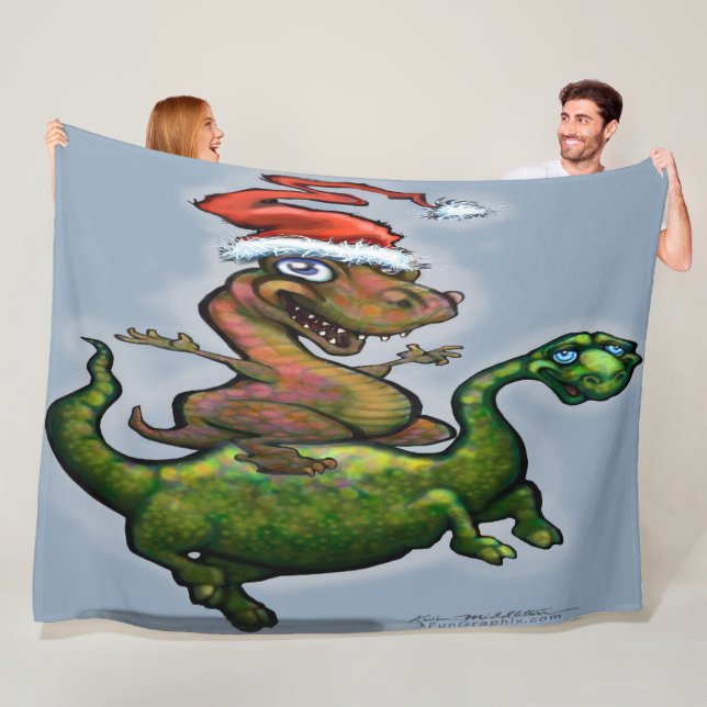 Dinosaurs Fleece Blanket (In Situ)