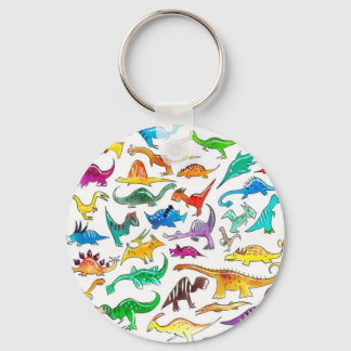 'Dinosaurs for beginners' Keychain