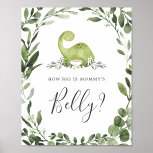 Dinosaurs Guess How Big is Mummy's Belly Sign