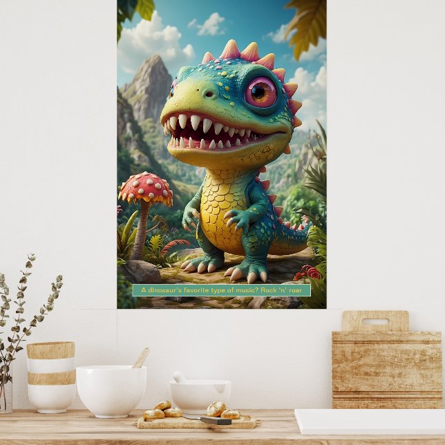 Dinosaurs in Space: Adventure Collection Posters (Kitchen)