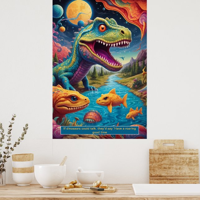 Dinosaurs in Space: Adventure Collection Posters (Kitchen)