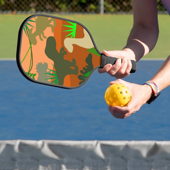 Dinosaurs in the Wild Pickleball Paddle (Insitu)