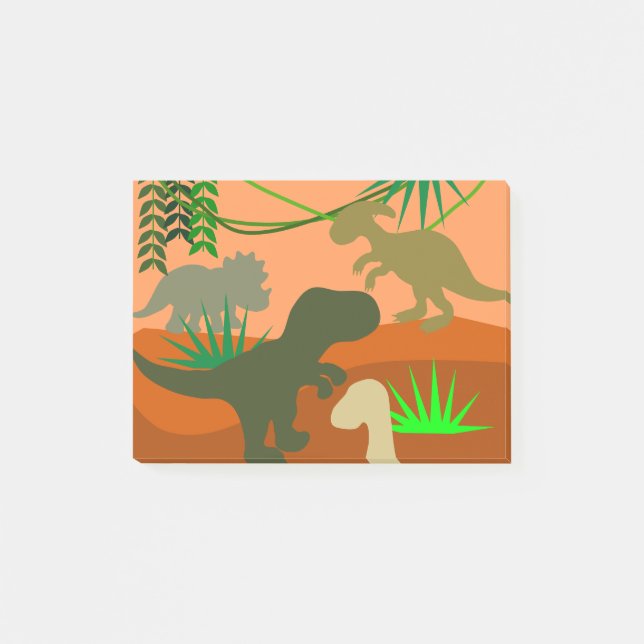Dinosaurs in the Wild Post-it Notes (Front)