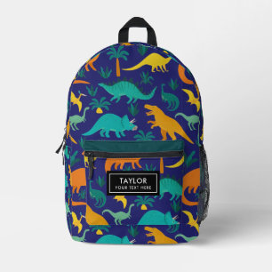 Dinosaurs Jurassic Pattern Printed Backpack