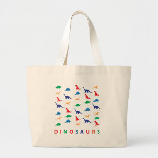 Dinosaurs Large Tote Bag