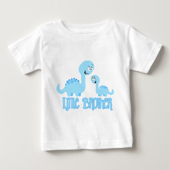 Dinosaurs Little Brother Baby T-Shirt (Front)