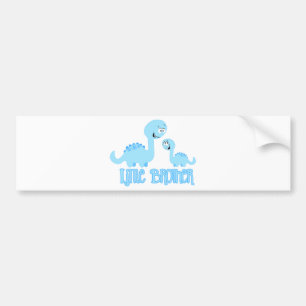 Dinosaurs Little Brother Bumper Sticker