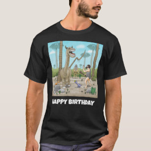 Dinosaurs meet the Stone Age T-Shirt