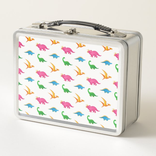 DINOSAURS METAL LUNCH BOX (Front)