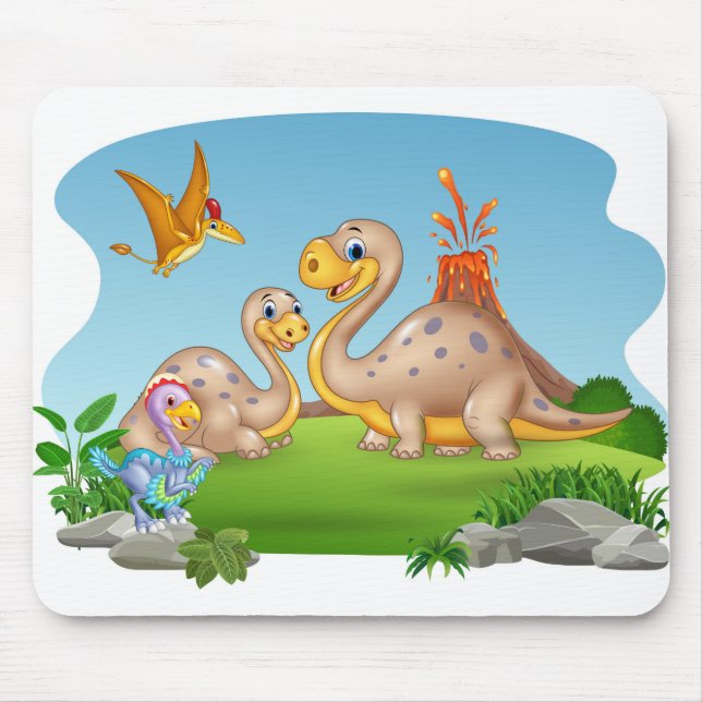 Dinosaurs Mouse Pad (Front)
