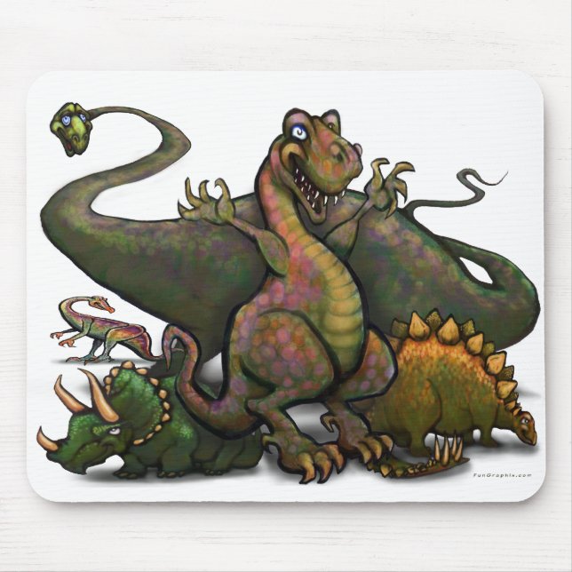 Dinosaurs Mouse Pad (Front)