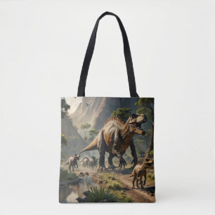 Dinosaurs nerdy geek Masculine Man Purse Bag