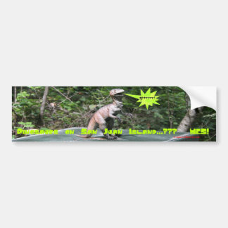 Dinosaurs on San Juan Island Bumper Sticker