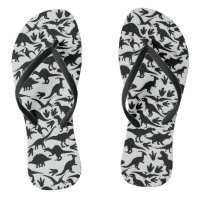 Dinosaurs pattern 01 b. White BG