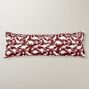 Dinosaurs pattern 01 w.DRed BG Body Cushion