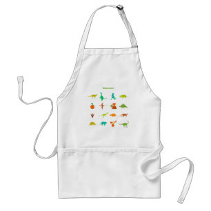 Dinosaurs Pattern Standard Apron
