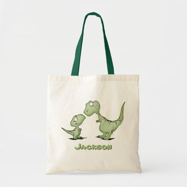 Dinosaurs Personalised Tote Bag (Front)