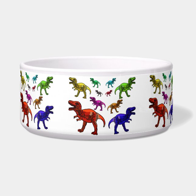 Dinosaurs Pet Bowl (Front)