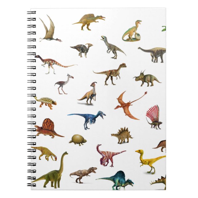 Dinosaurs Prehistoric World Notebook (Front)