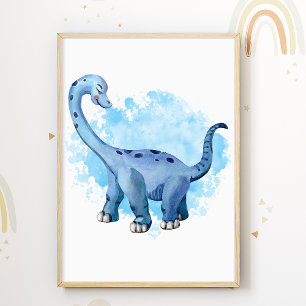 Dinosaurs Print Dino Kids Room Poster