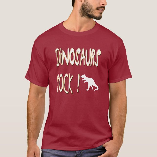 Dinosaurs Rock! T-shirt (Front)